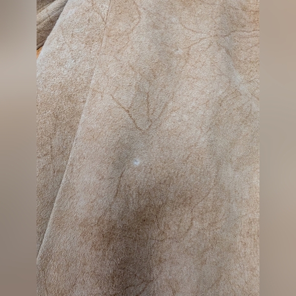 Vintage Rajac genuine Leather and fur trench coat, 60s/70s. Woman's size S/M - Picture 15 of 16